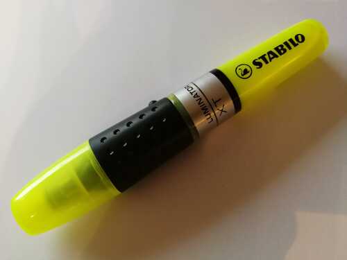 Stabilo Luminator XT gul
