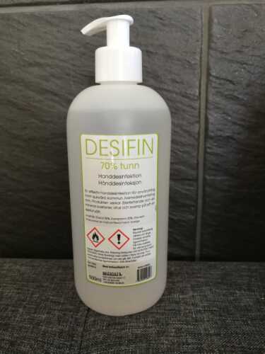 Antibac Hånddesinfeksjon 70% 500ml pumpe u/gel Desifin