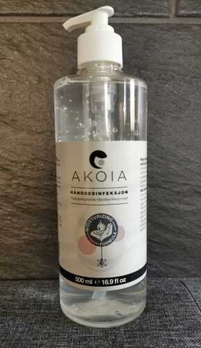 akoia-antibac-gel-500ml-70-prostent-hand-desinfeksjon