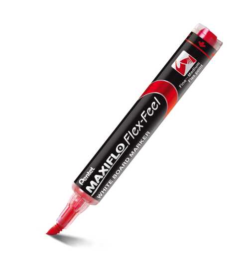Maxiflo Flexi Whiteboard Tusj Rød